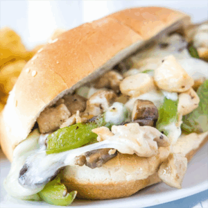 Chicken cheese steak