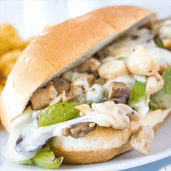 Chicken cheese steak