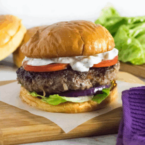 Greek gyro burger