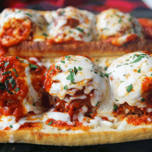 Italian meatball parmesan