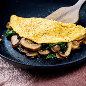 Spanish & Mushroom Omelet